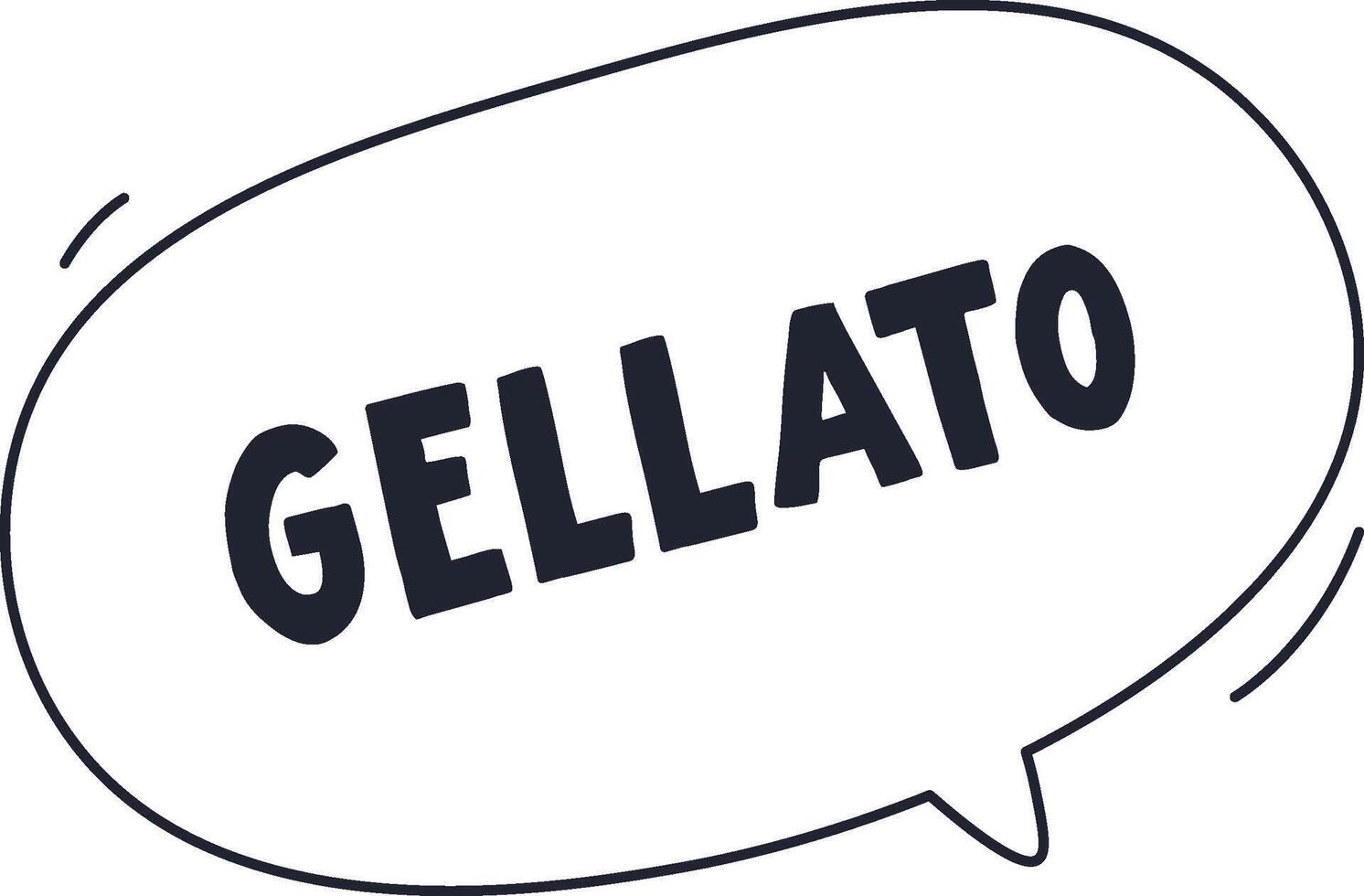 Speech Bubble with Text vector