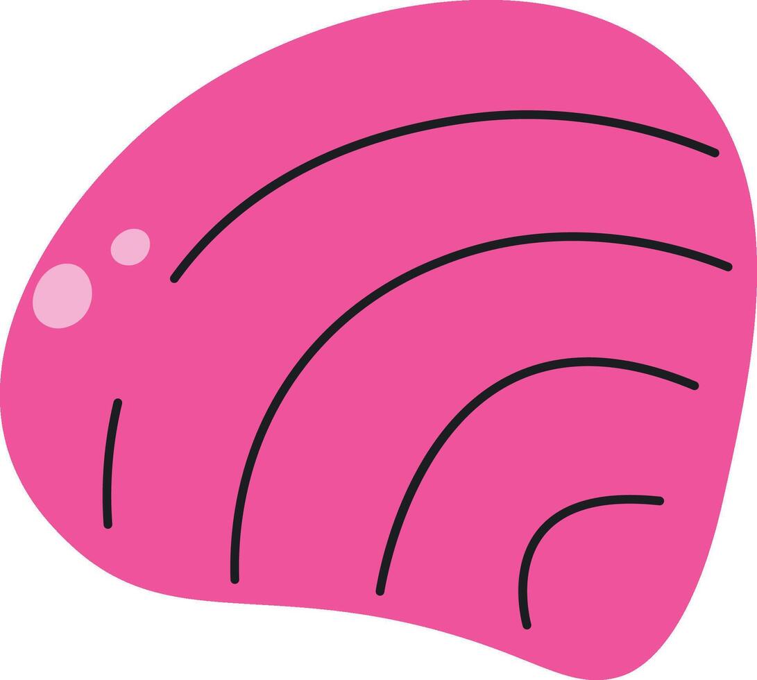 Cartoon Shell Hand Drawn vector