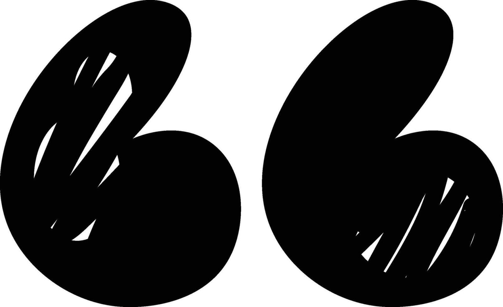 Hand Drawn Quote Marks vector