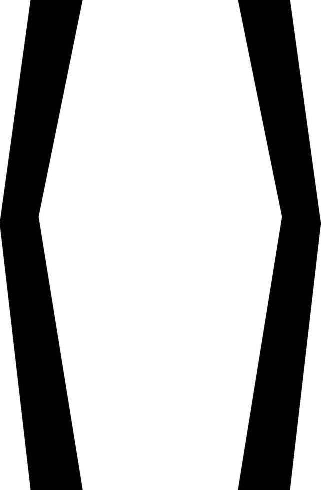 Text Frame Brackets Pair Abstract Design vector