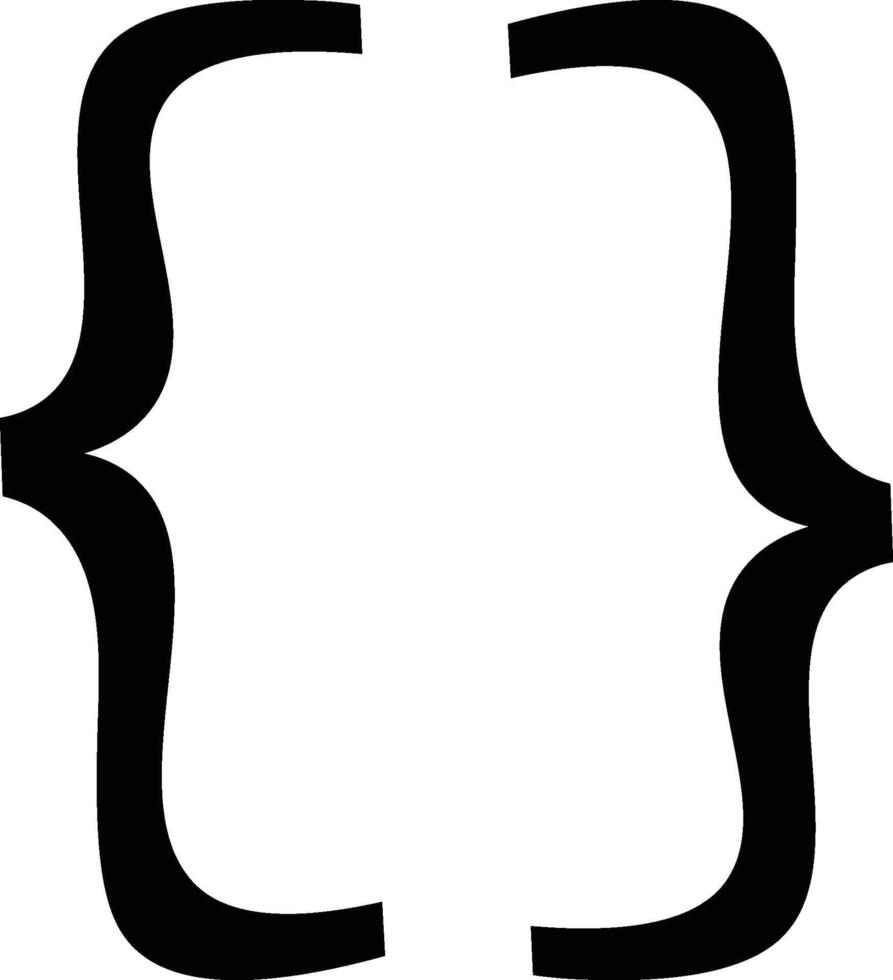 Text Frame Brackets Symbol vector