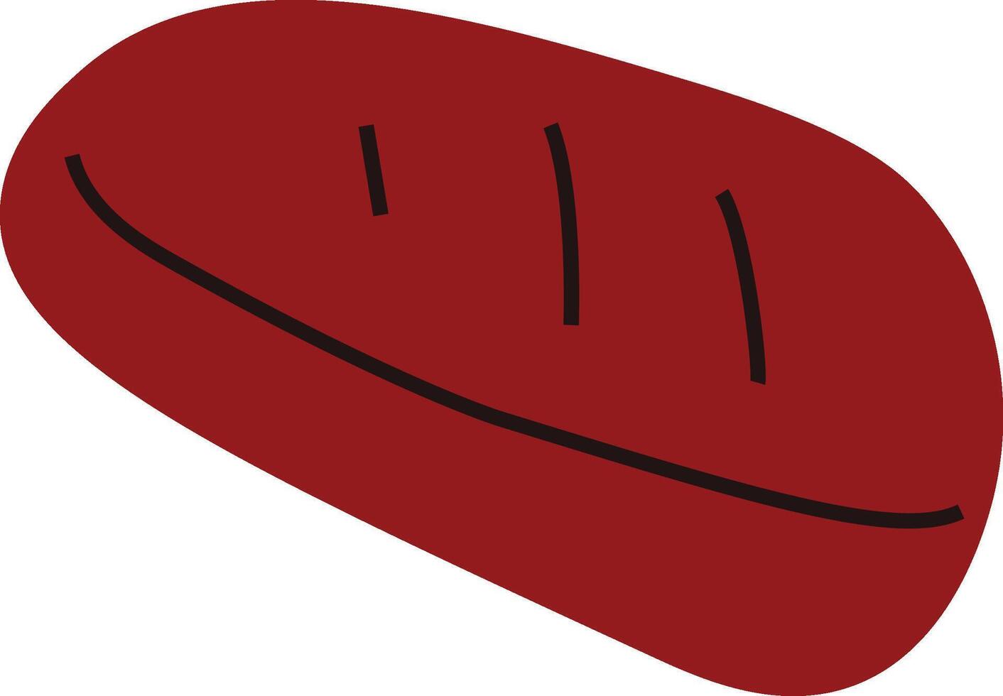 Stake Meat Cartoon vector