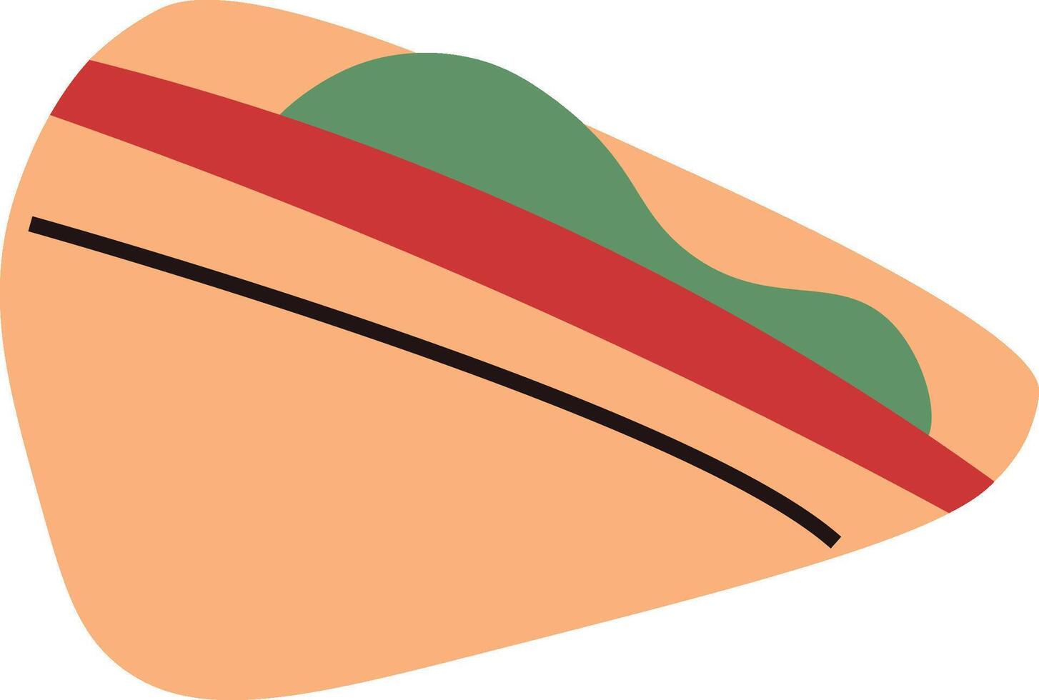 Taco Fastfood Cartoon vector