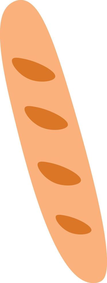 Long Baguette Bread vector