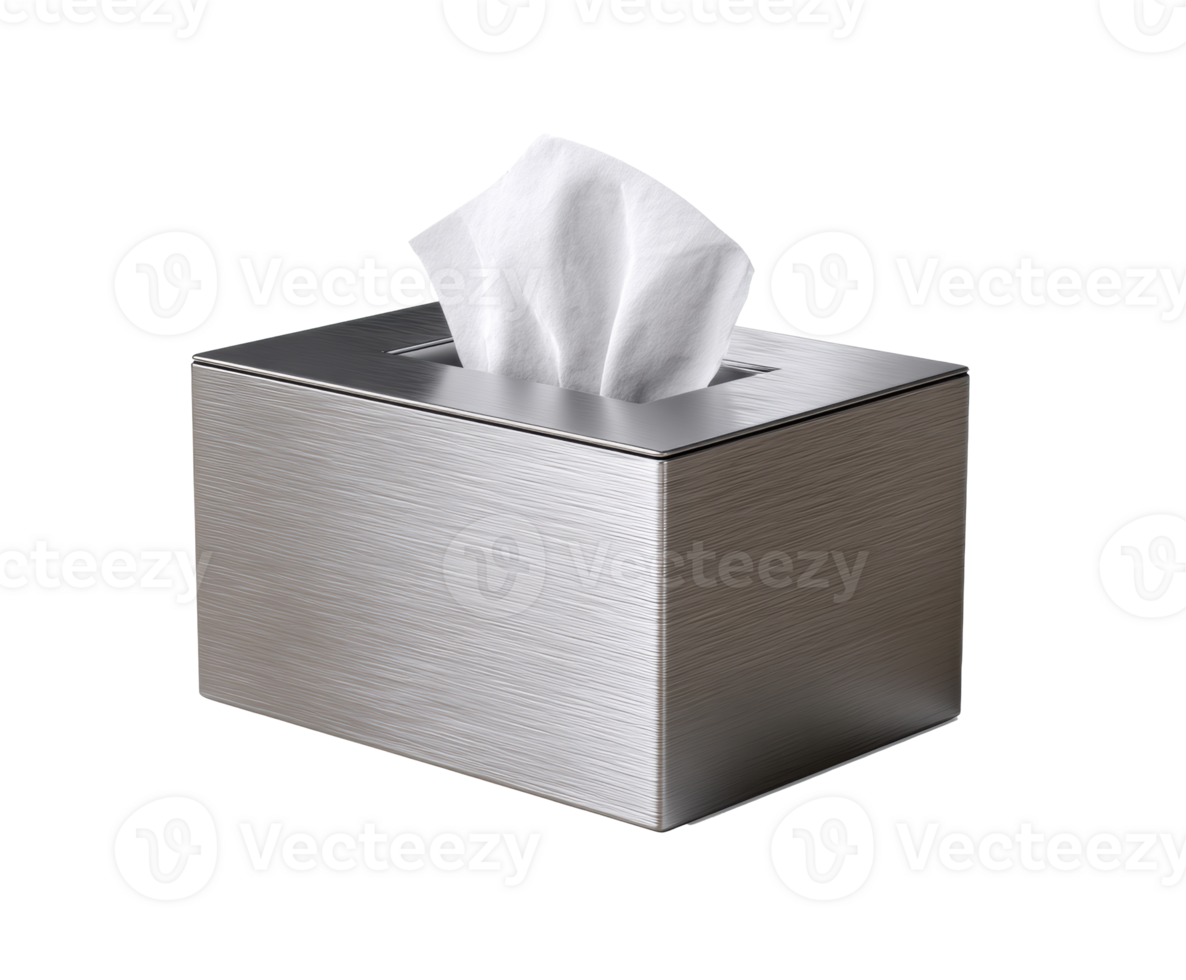 Modern tissue box for home and office use with stylish design png