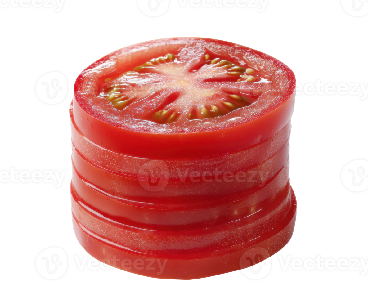 Layered fresh tomatoes for healthy meals and salads png