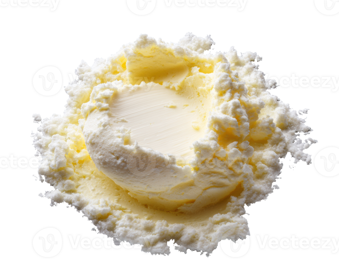 Creamy texture of fresh butter for cooking and baking recipes png