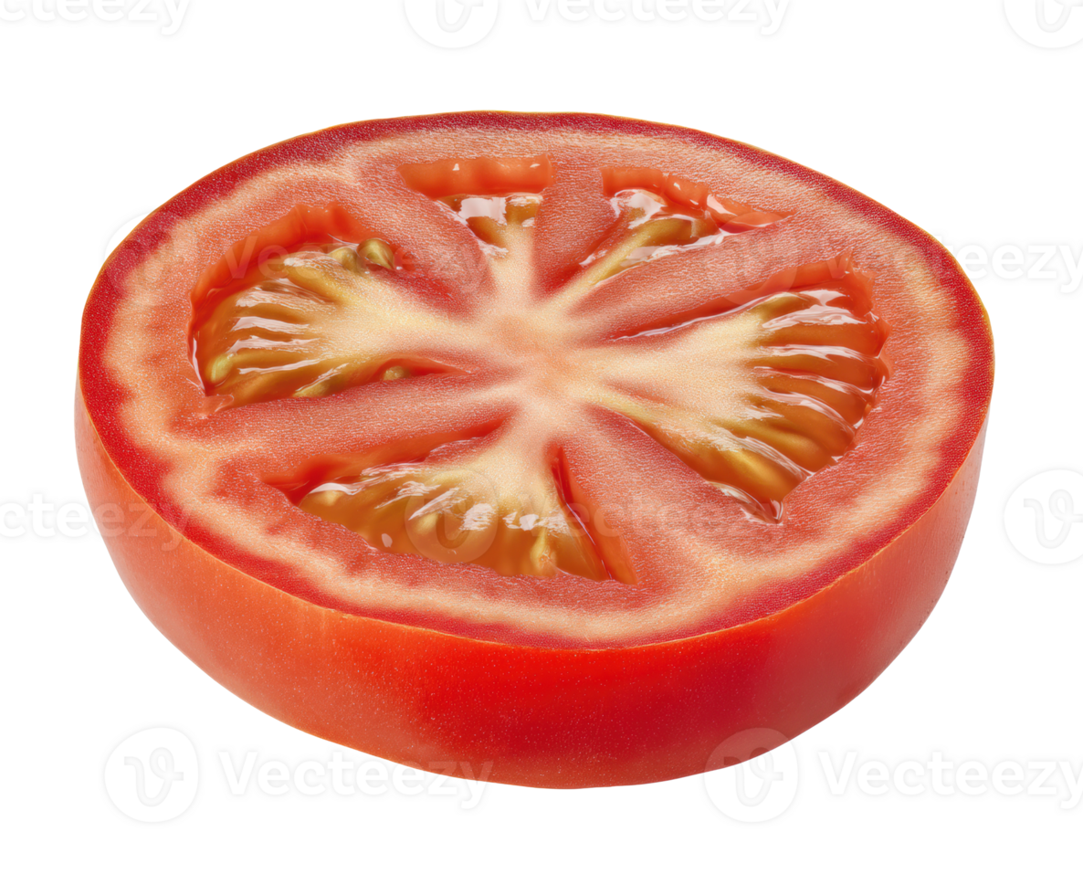 Fresh tomato slice for culinary use and healthy eating png