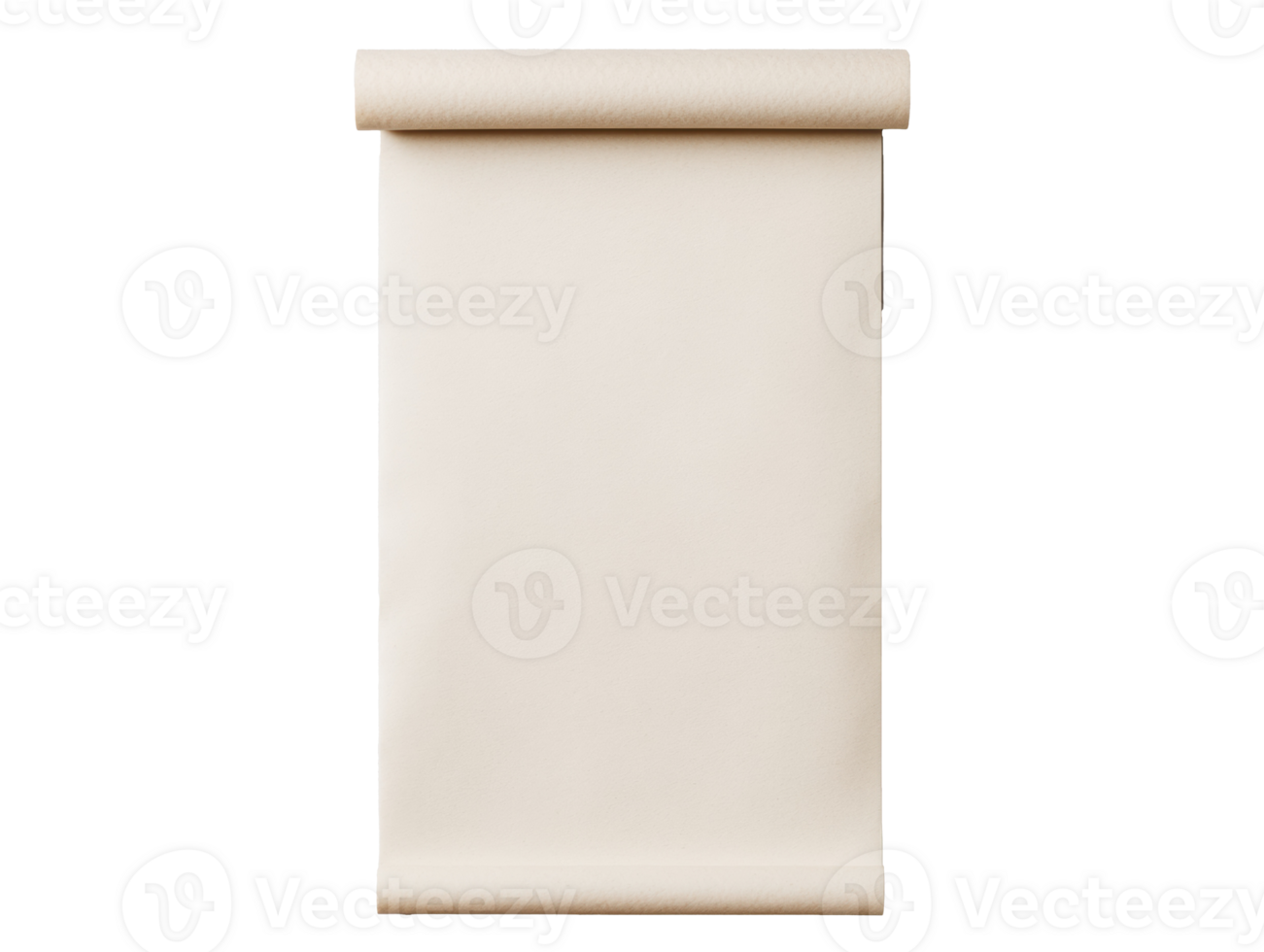 Light beige paper roll for craft or design projects png