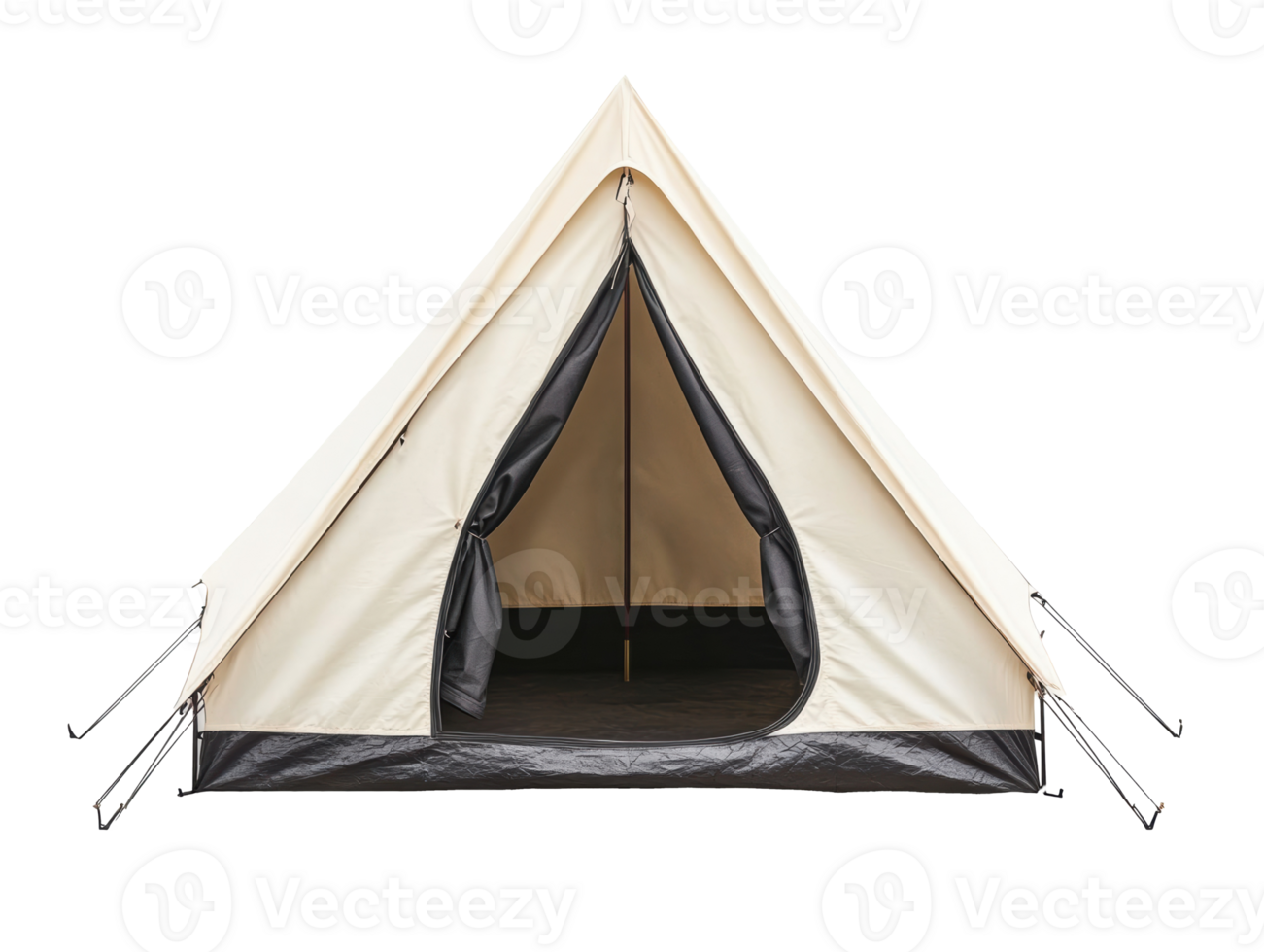 Cozy camping tent for outdoor adventures in nature png