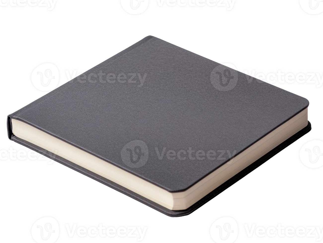 Elegant black notebook for writing and note-taking activities png
