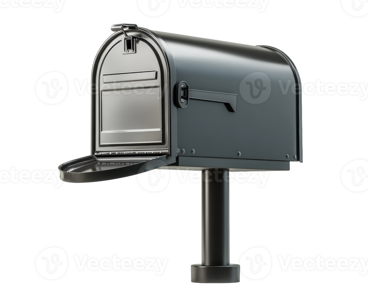 Modern mailbox design for home mail delivery and organization png