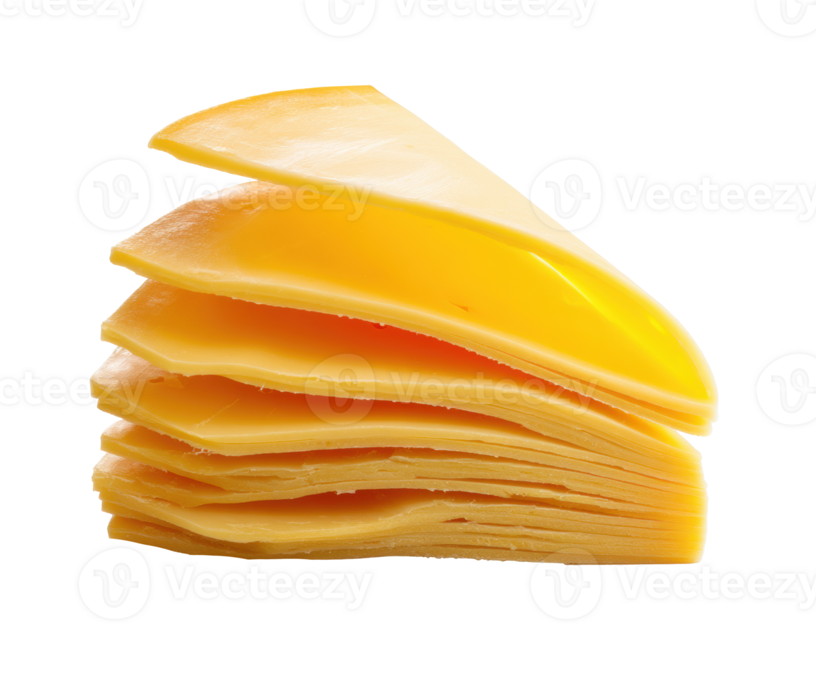 Layers of fresh cheddar cheese for culinary creations and snacking png