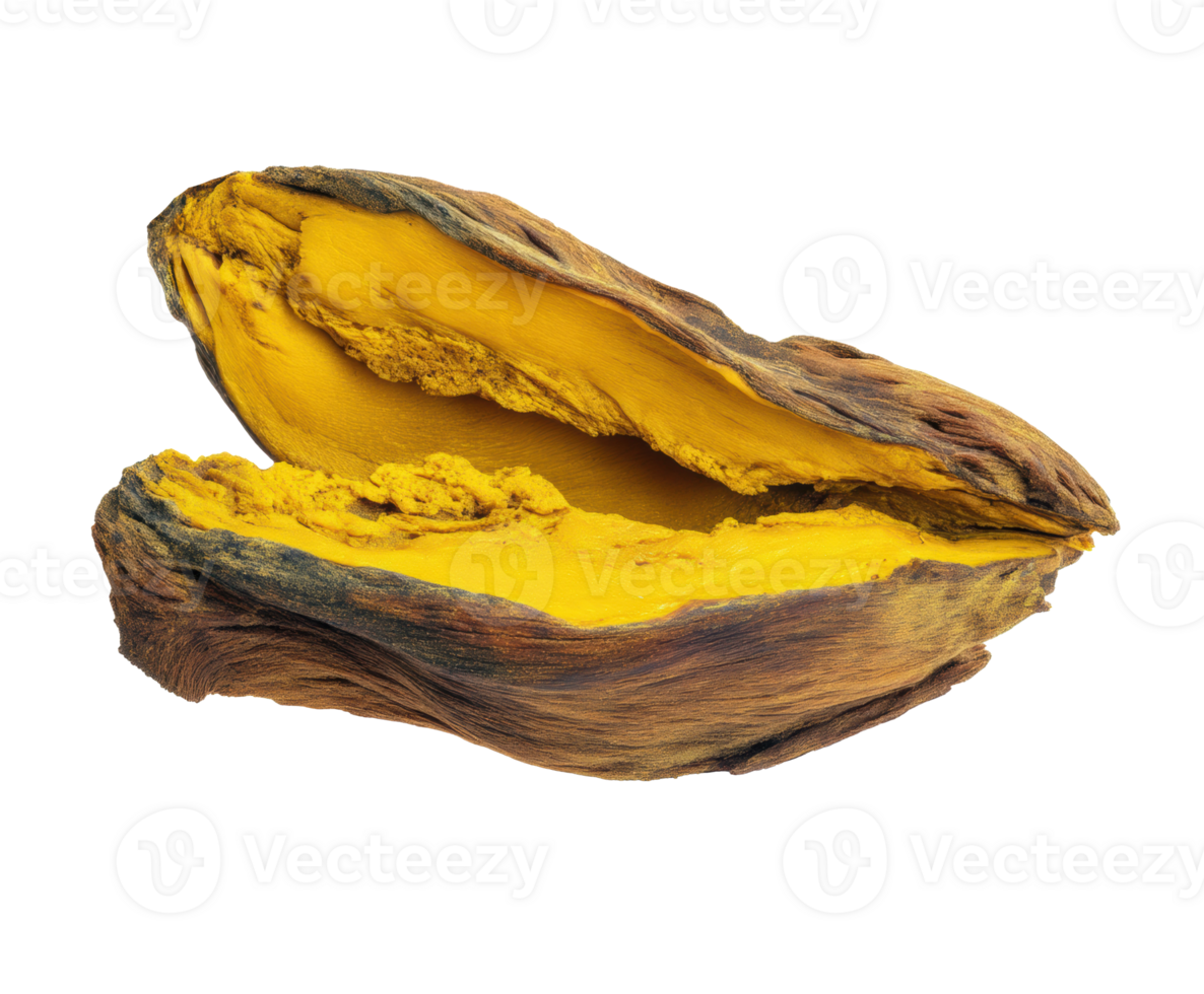 Natural turmeric root on display for culinary and health uses png