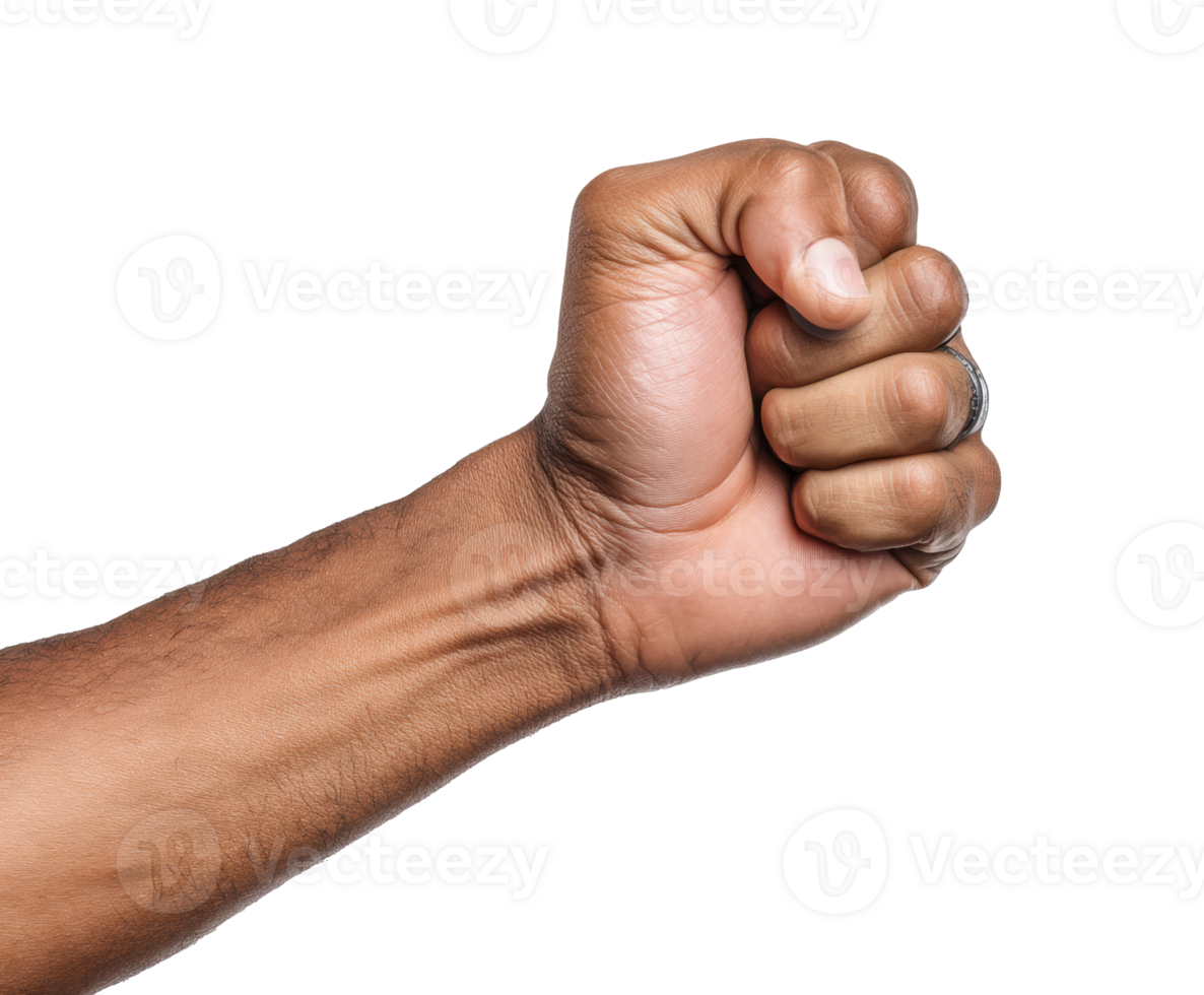 Fist symbolizing strength and growth png