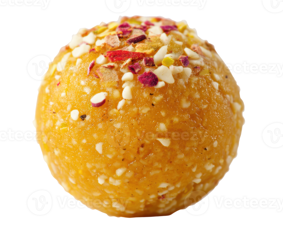 Sweet Indian dessert made with gram flour and nuts for festivities png