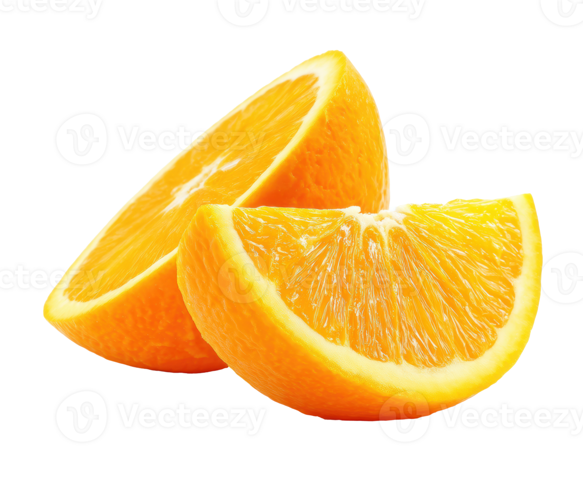 Fresh orange slices for healthy snacks and fruit meals png