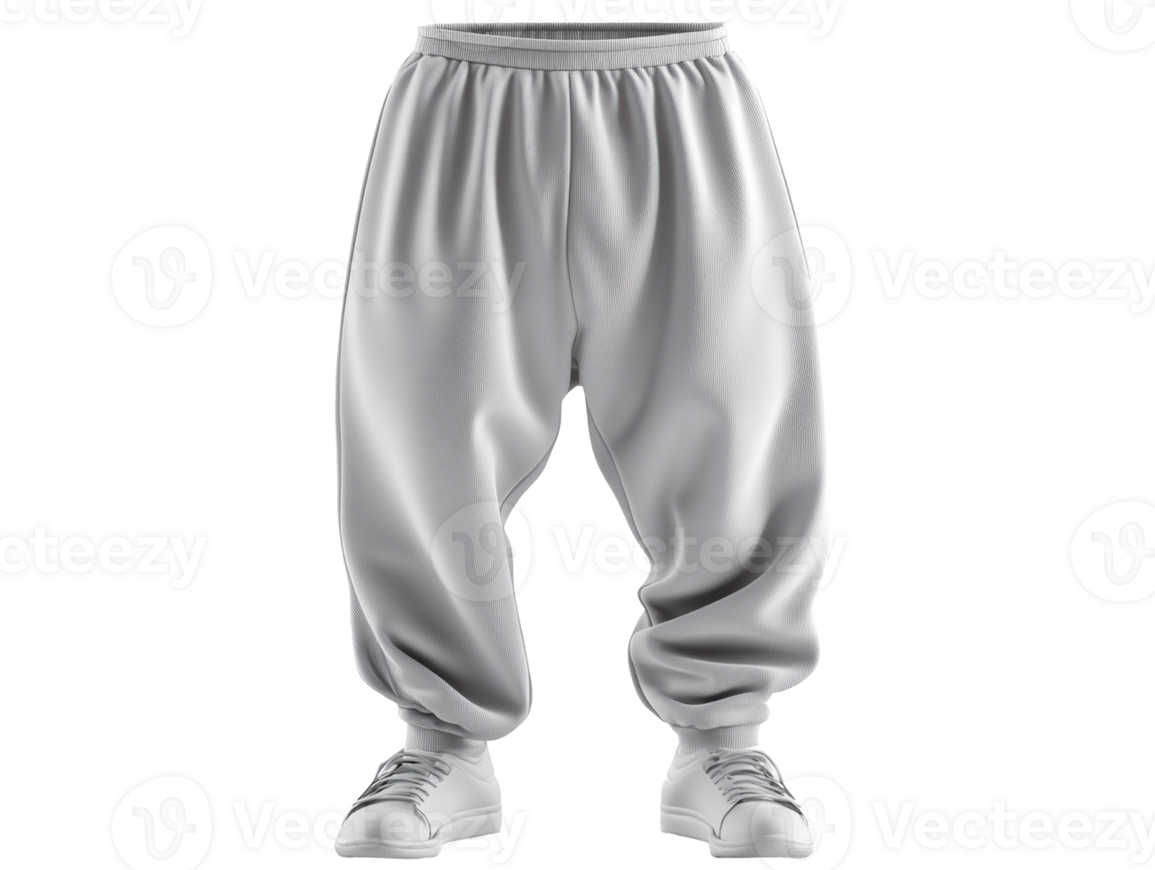 Comfortable grey joggers on display for casual wear png