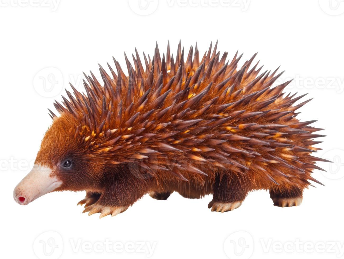 Echidna exploring its habitat during daylight in Australia png