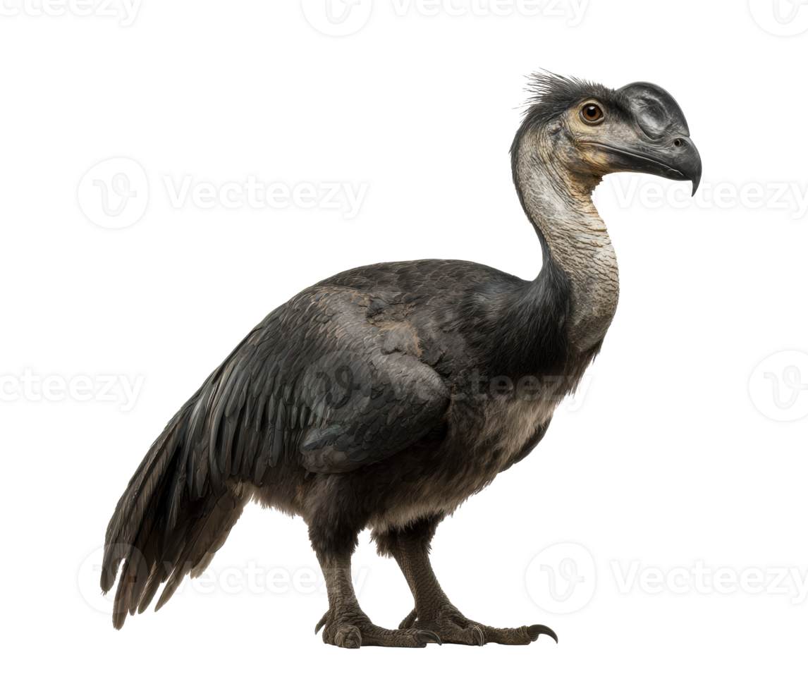 Unique bird species with distinct features in natural habitat setting png