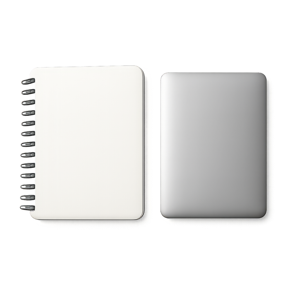 Simple Notebook and Laptop Design for Creative Configurations png