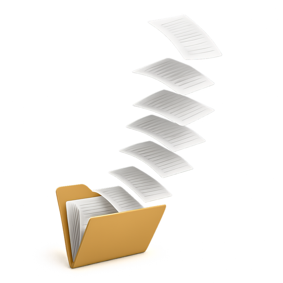 Document with Spiral Pages Representing Organization and Release Process png