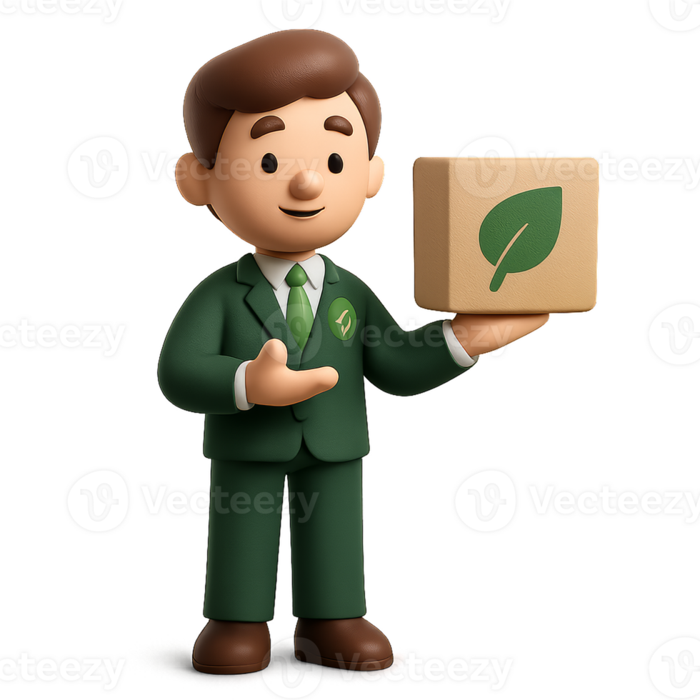 Eco-Friendly Presentation Icon for Sustainable Business Concepts png