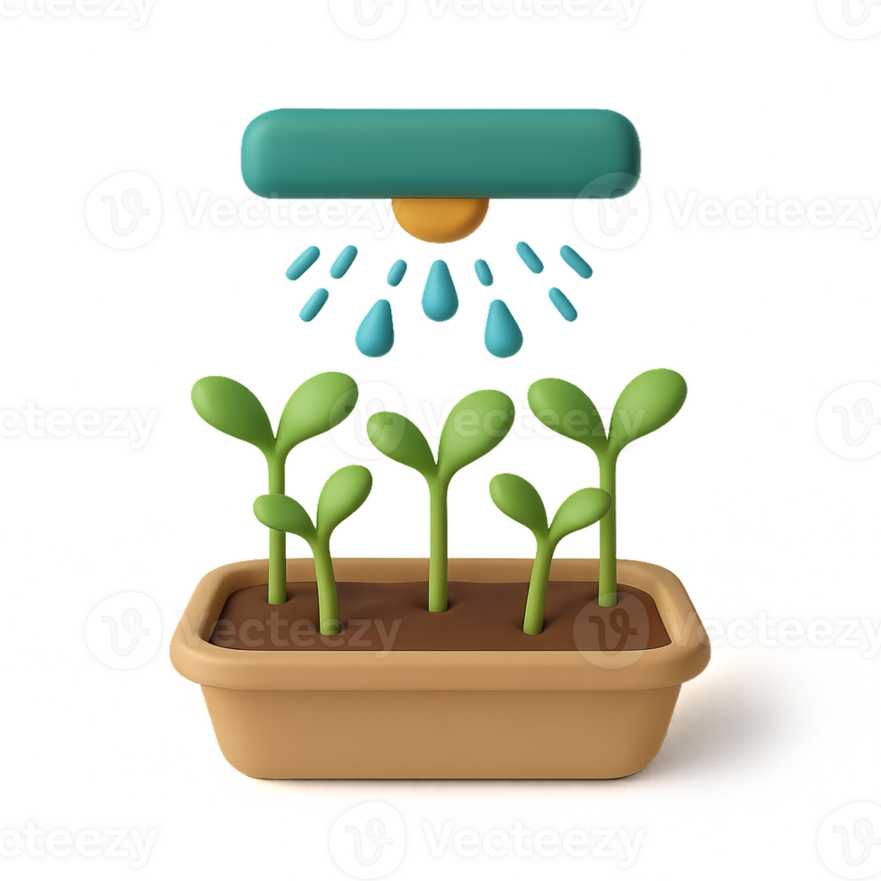 Simple Biodegradable Seedling Tray for Healthy Plant Growth png