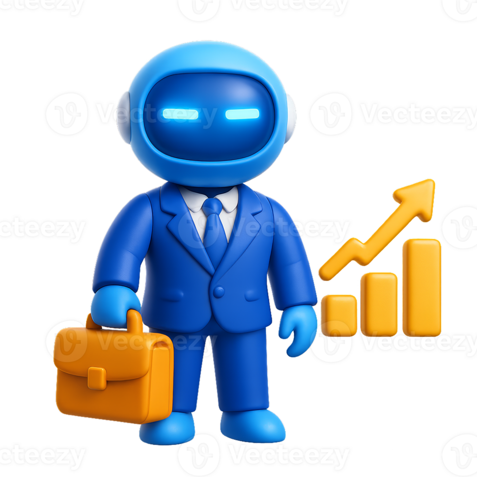Future Business Strategies with Innovative AI Representation Concept png
