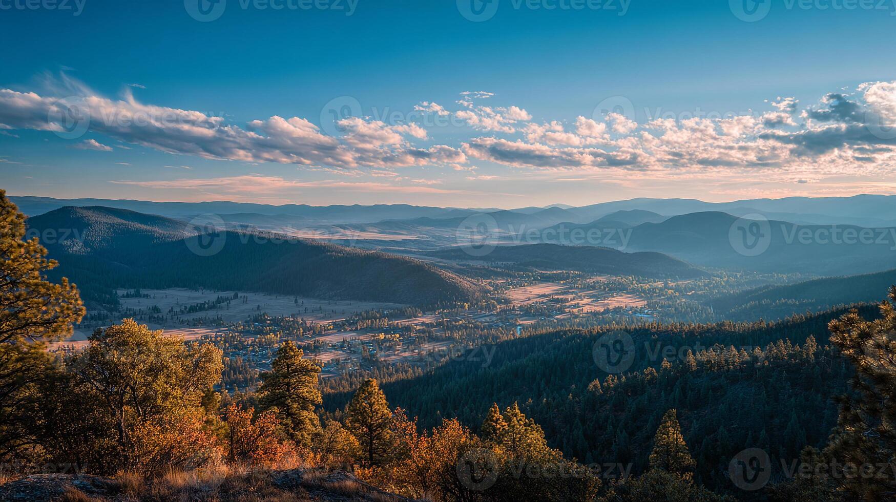 Light and texture in vivid landscape photography photo