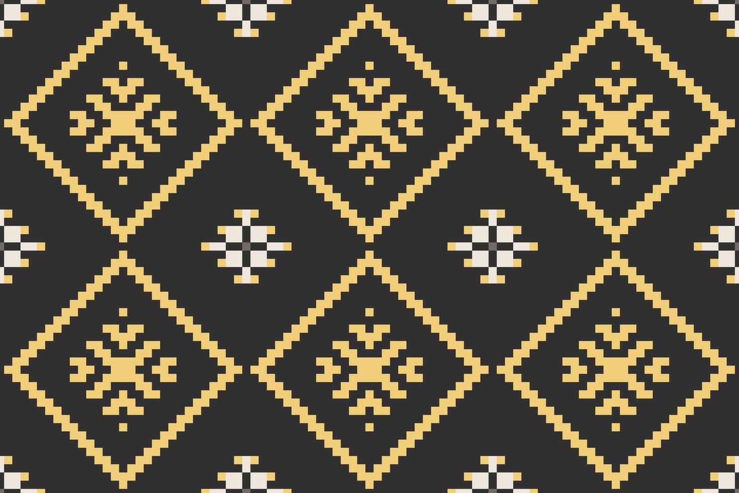 Aztec Arabic Carpet Patternfolk Embroidery, Aztec Geometric Ornament Print. Design for Carpet, Wallpaper, Clothing, Wrapping, Fabric vector