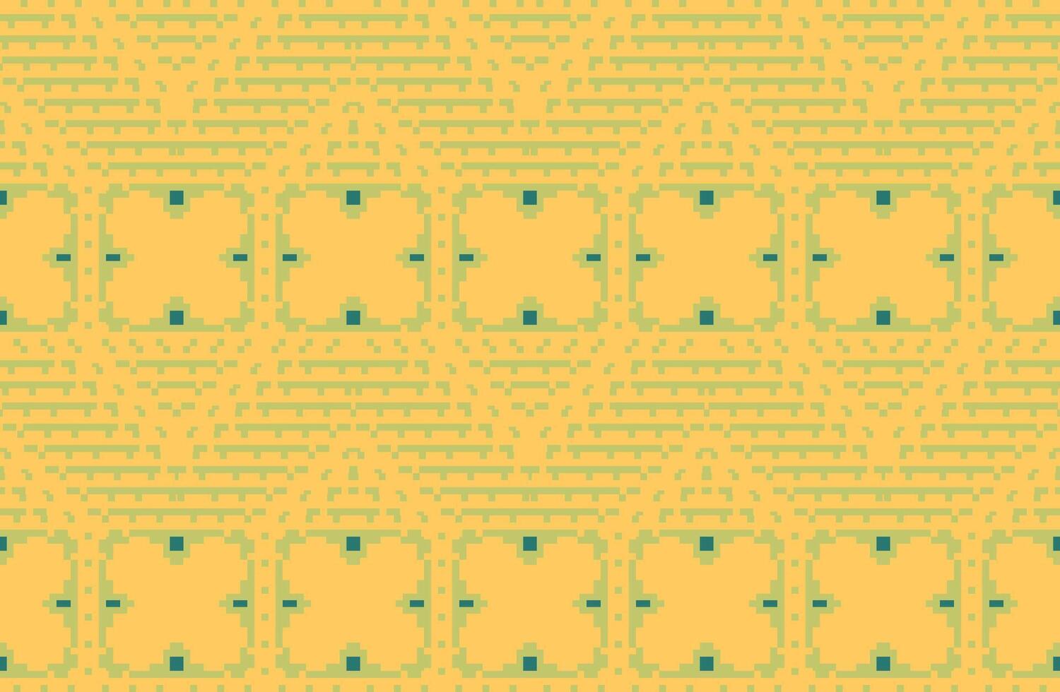 Traditional Design Islamic Geometric Pattern Stencilfolk Embroidery, Aztec Geometric Ornament Print. Design for Carpet, Wallpaper, Clothing, Wrapping, Fabric vector