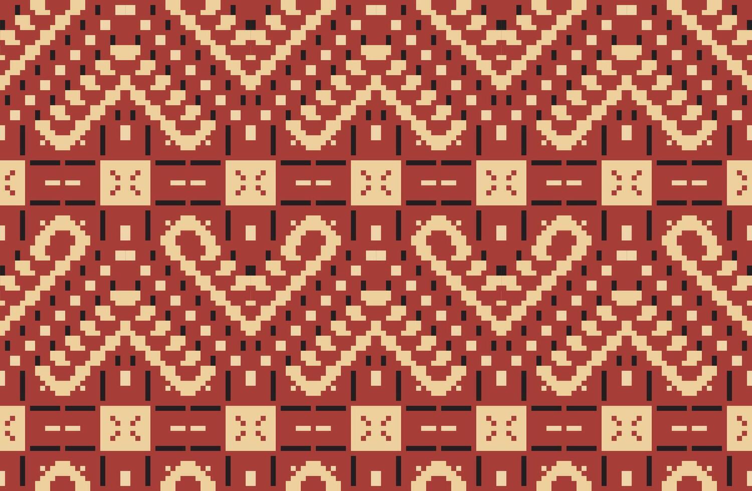 Folklore Arabic Mehndi Designfolk Embroidery, Aztec Geometric Ornament Print. Design for Carpet, Wallpaper, Clothing, Wrapping, Fabric vector