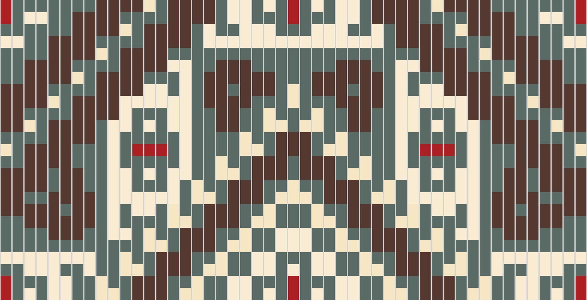 Moroccan Ikat Pattern Curtainsfolk Embroidery, Aztec Geometric Ornament Print. Design for Carpet, Wallpaper, Clothing, Wrapping, Fabric vector