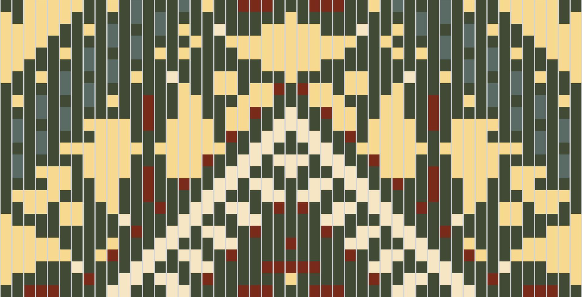 Motif Embroidery Islamic Pattern Backgroundfolk Embroidery, Aztec Geometric Ornament Print. Design for Carpet, Wallpaper, Clothing, Wrapping, Fabric vector