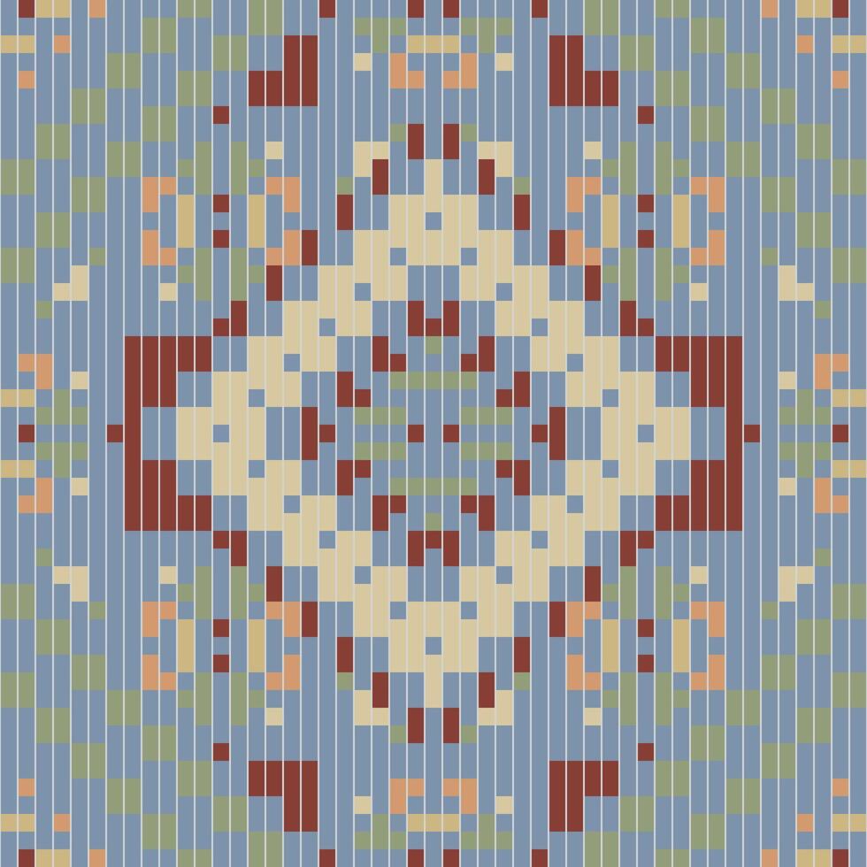 Aztec Arabic Pattern Mehndifolk Embroidery, Aztec Geometric Ornament Print. Design for Carpet, Wallpaper, Clothing, Wrapping, Fabric vector