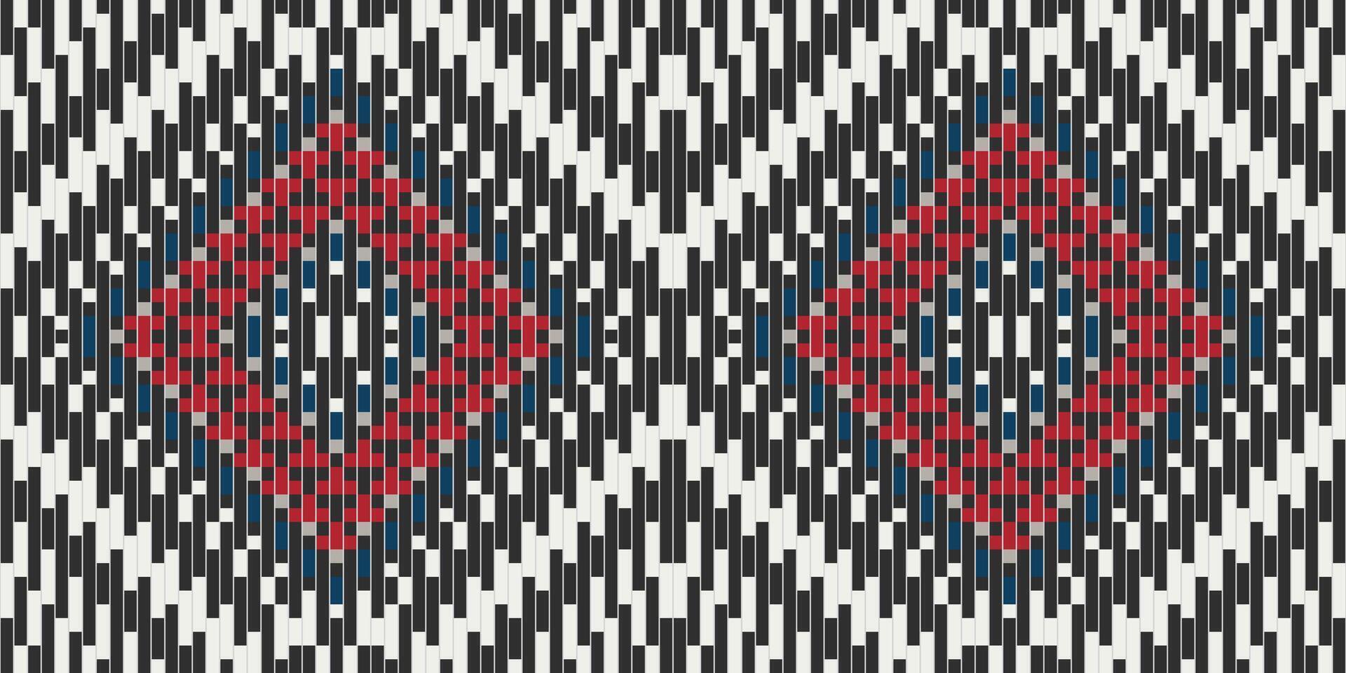 Handicraft Islamic Geometric Patterns Drawingfolk Embroidery, Aztec Geometric Ornament Print. Design for Carpet, Wallpaper, Clothing, Wrapping, Fabric vector