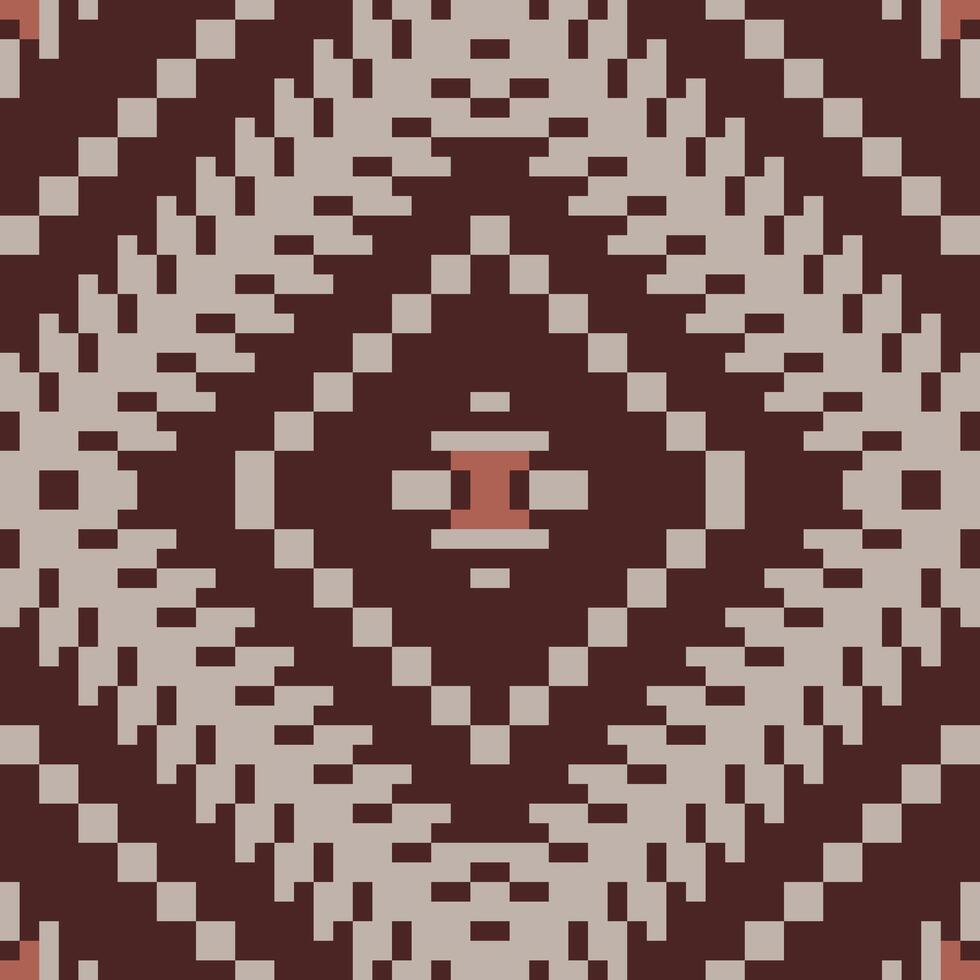 Motif Abstract Geometric Pattern Backgroundfolk Embroidery, Aztec Geometric Ornament Print. Design for Carpet, Wallpaper, Clothing, Wrapping, Fabric vector