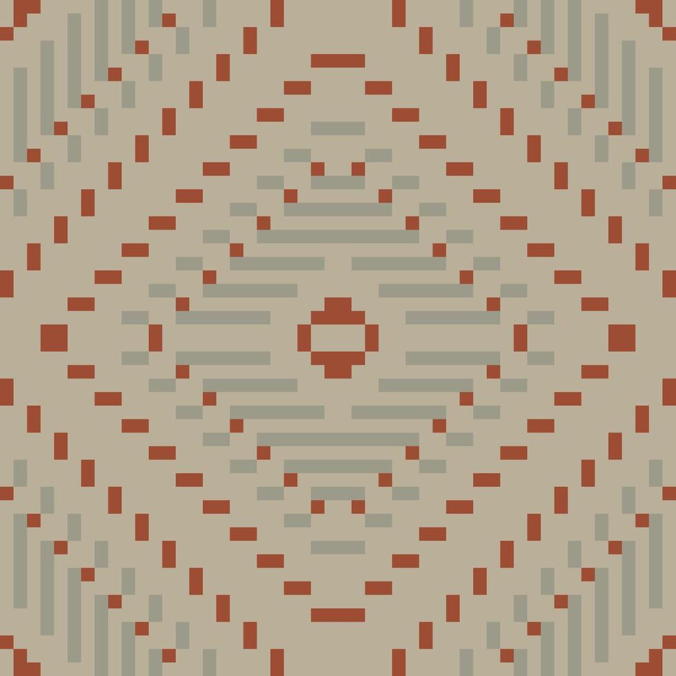 Square Traditional Pattern Backgroundfolk Embroidery, Aztec Geometric Ornament Print. Design for Carpet, Wallpaper, Clothing, Wrapping, Fabric vector