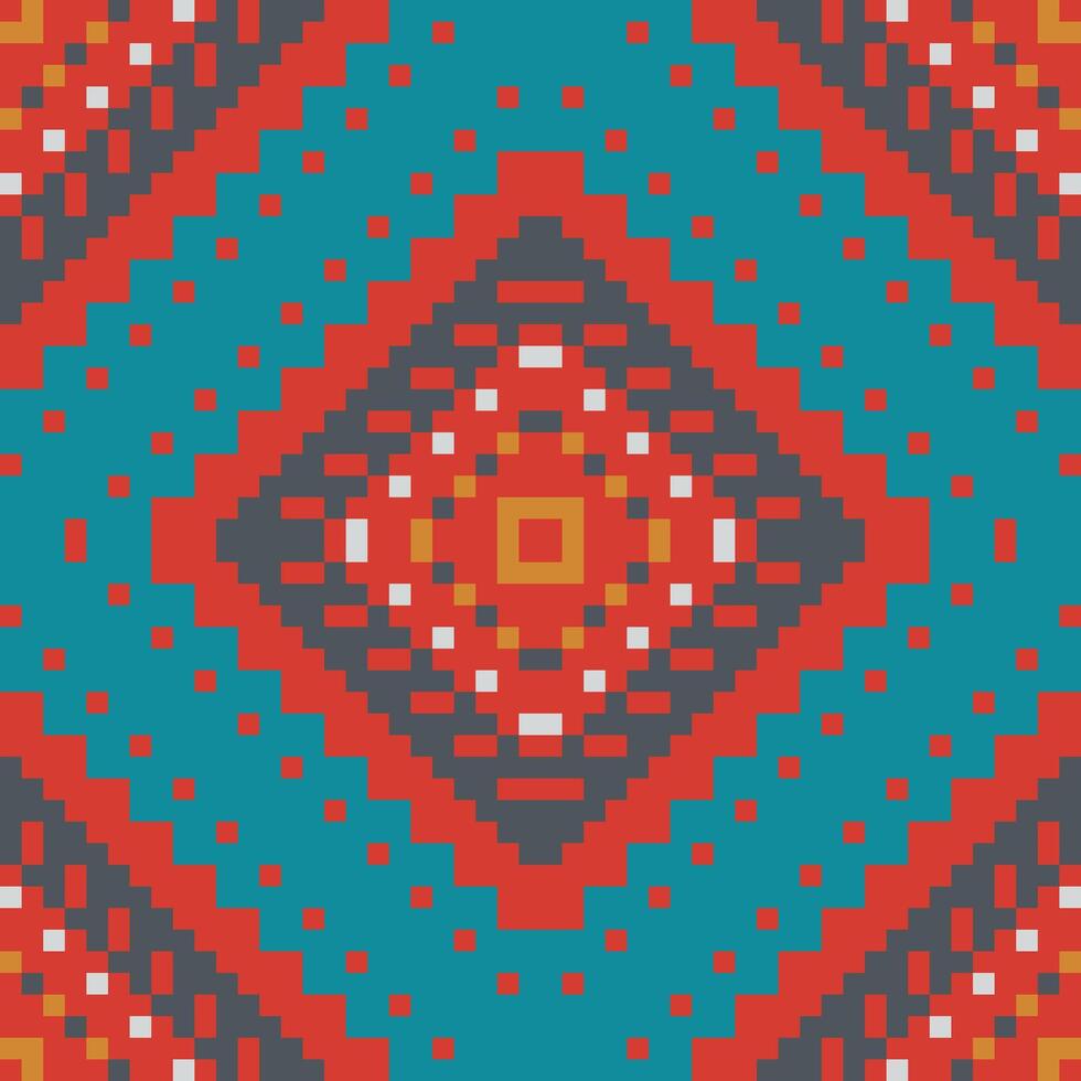 Printing Industry Arabic Pattern Mehndifolk Embroidery, Aztec Geometric Ornament Print. Design for Carpet, Wallpaper, Clothing, Wrapping, Fabric vector