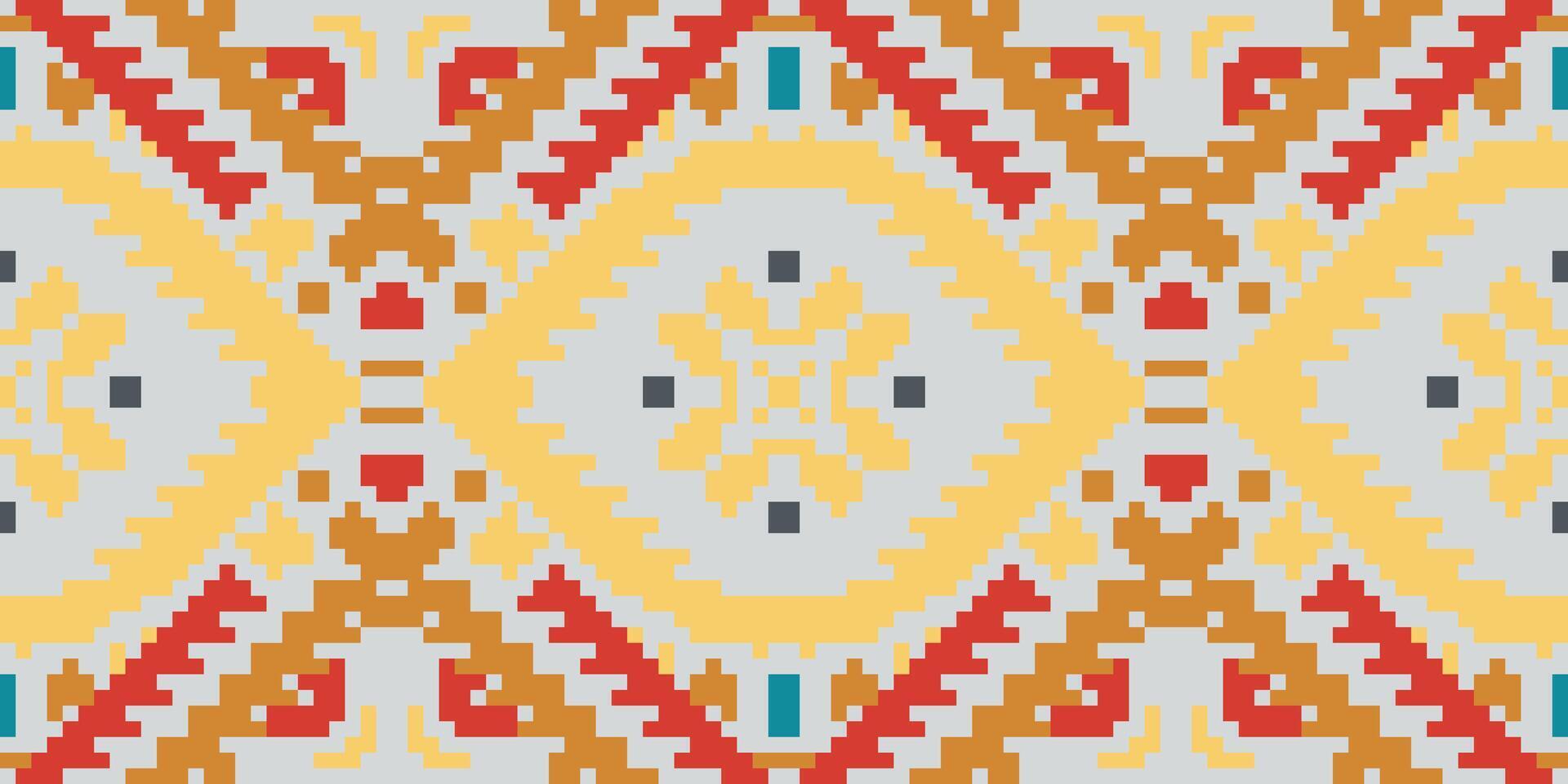 Carpet Japanese Traditional Patternfolk Embroidery, Aztec Geometric Ornament Print. Design for Carpet, Wallpaper, Clothing, Wrapping, Fabric vector