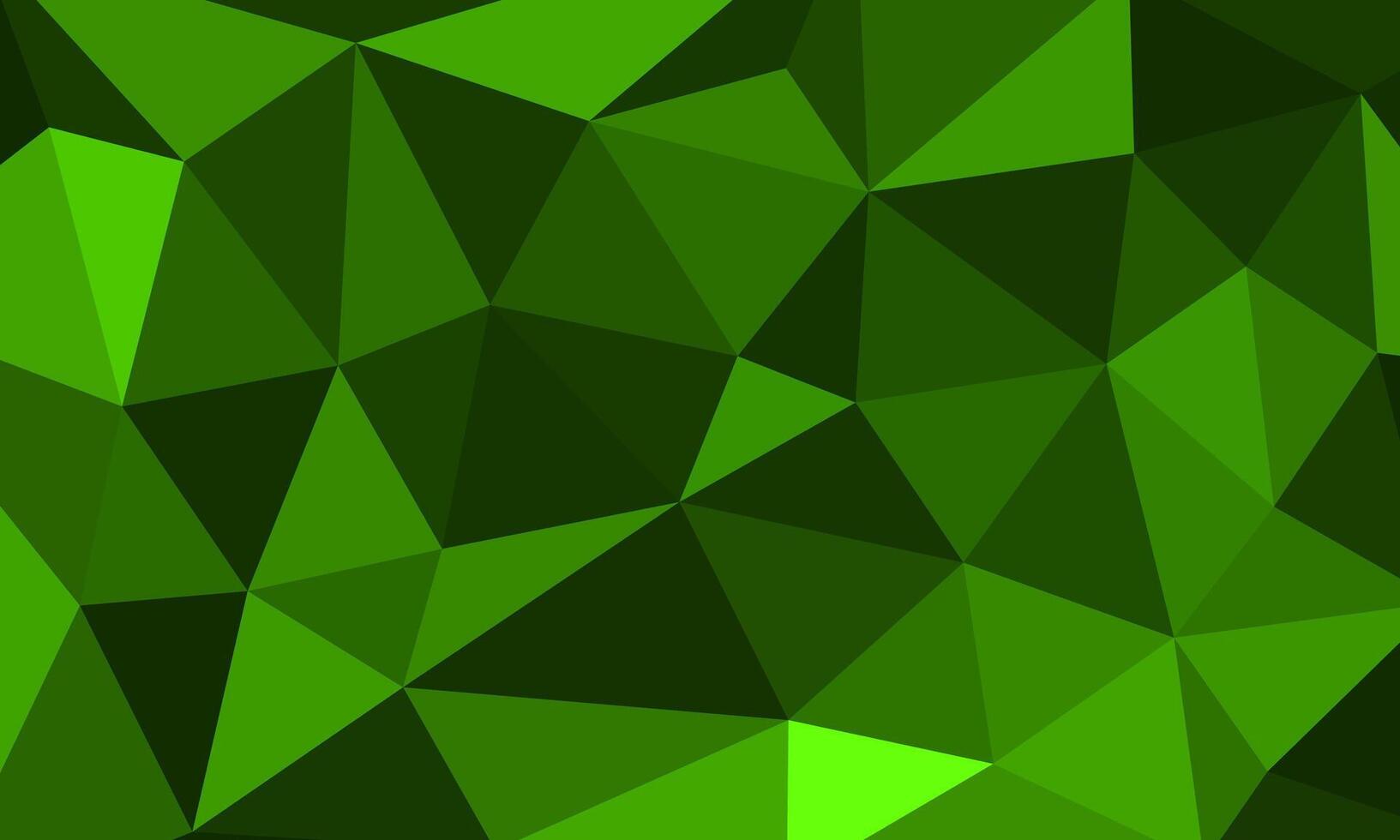 Dark yellow green flat polygon background texture vector