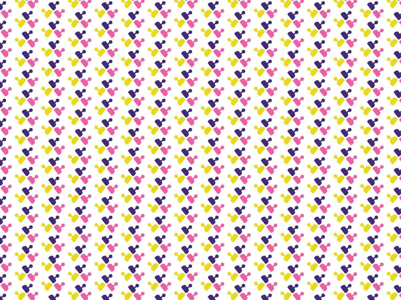 A colorful abstract shape background pattern vector