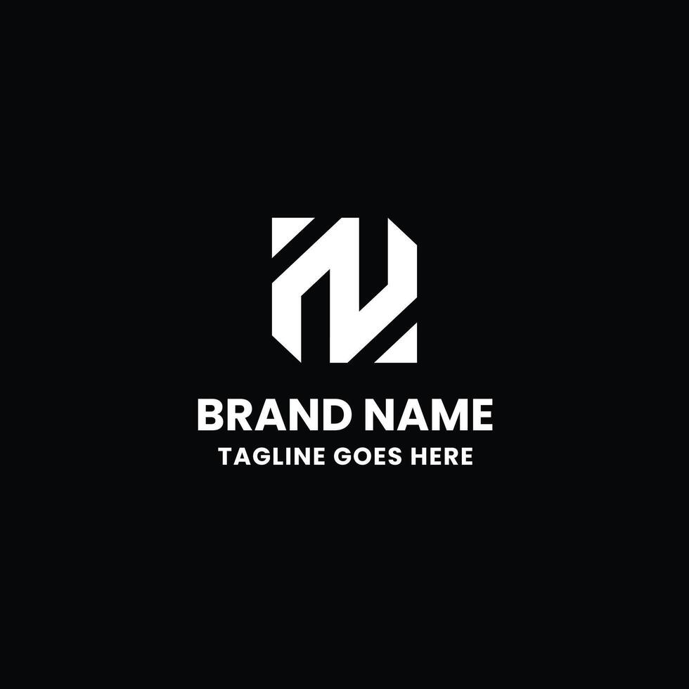 N icon design vector