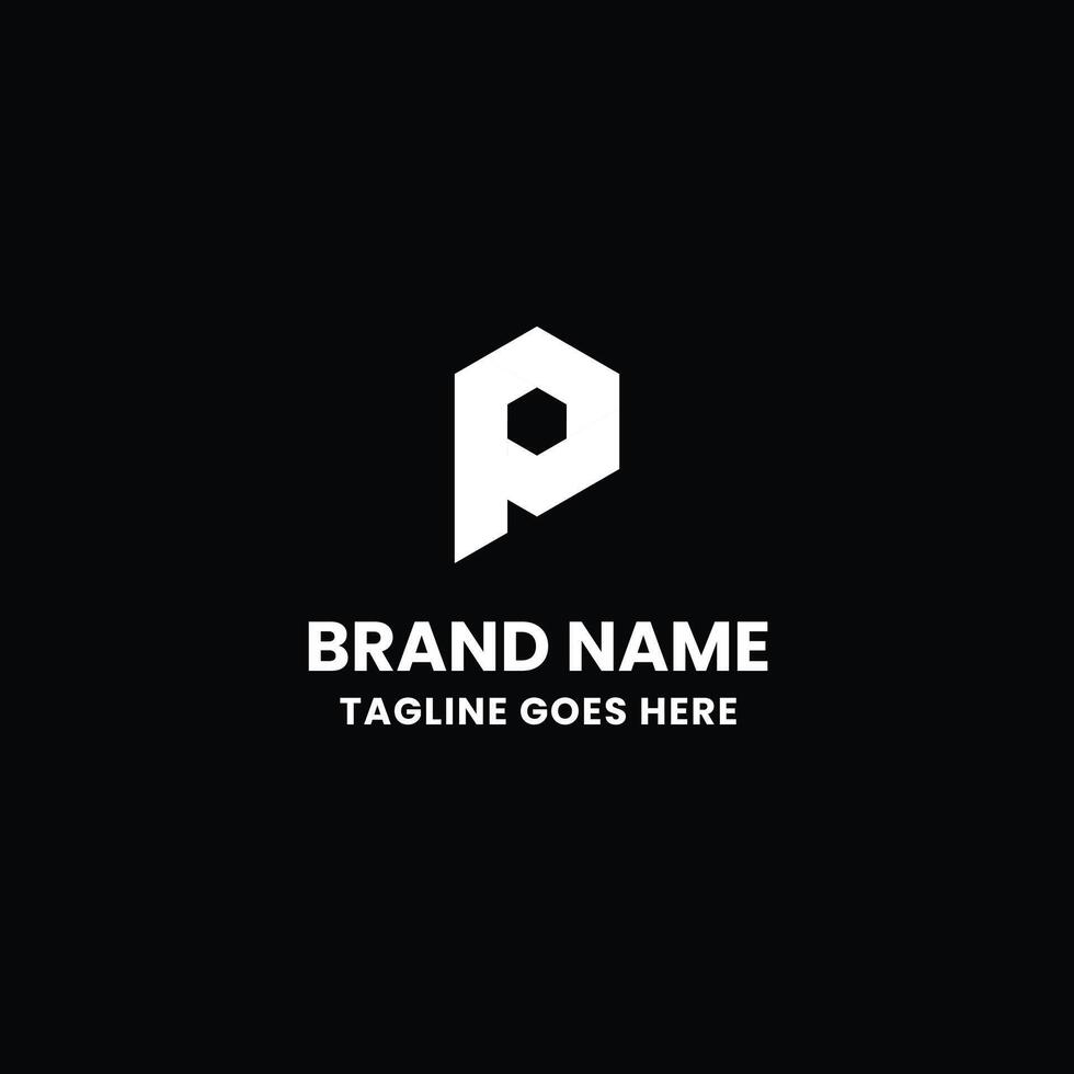 p letter logo vector