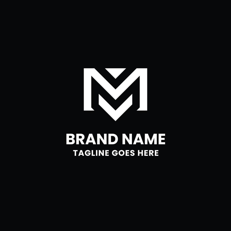 m letter logo vector