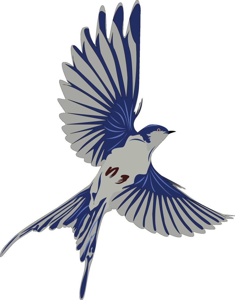 The Birds flying in the sky vector