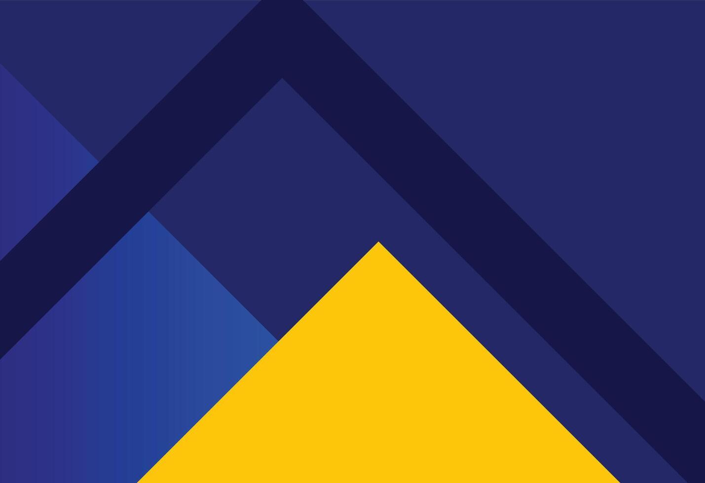 Conceptual Design with Sharp Geometry, A blue and yellow triangle with a yellow triangle in the middle vector
