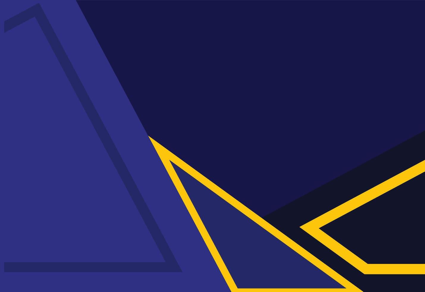 Minimal Blueprint Aesthetic in Bold Hues, A blue and yellow background with a triangle vector