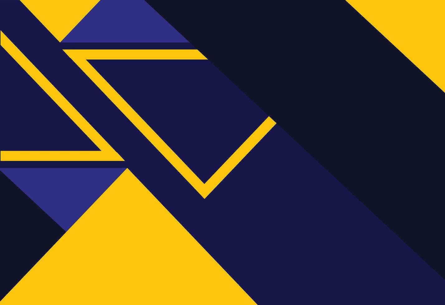 Modern Blueprint Background with Sharp Lines, A yellow and blue geometric pattern with triangles vector